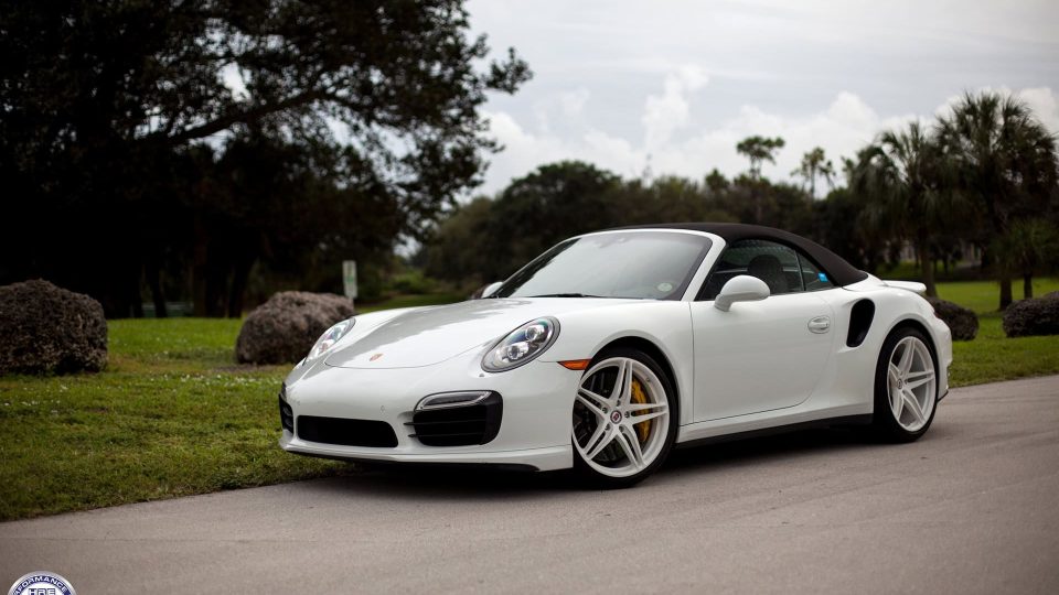 HRE P107 | White Porsche 991 Turbo S
