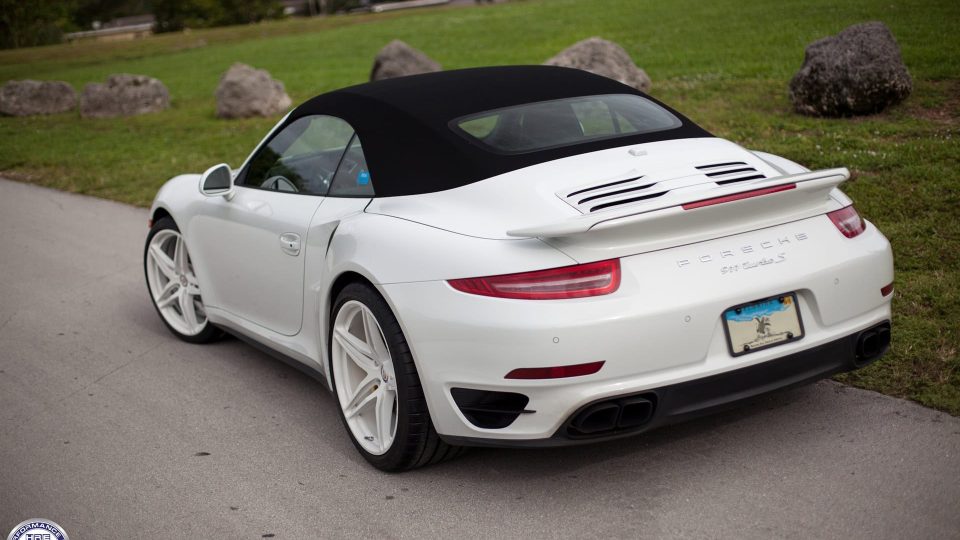 HRE P107 | White Porsche 991 Turbo S