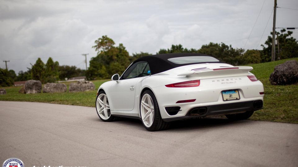 HRE P107 | White Porsche 991 Turbo S