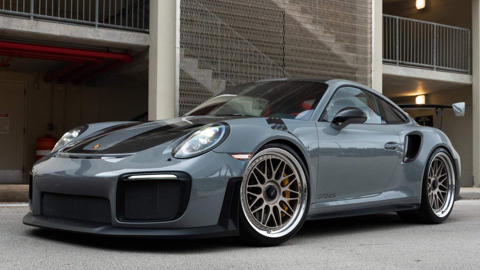 Porsche 991.2 GT2 RS | Nardo Gray | on HRE Classic 300 FMR | Satin White Gold
