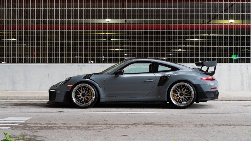 Porsche 991.2 GT2 RS | Nardo Gray | on HRE Classic 300 FMR | Satin White Gold