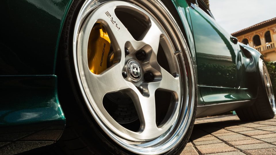 Porsche 993 Turbo S | British Racing Green | on HRE 527 S | Brushed Clear