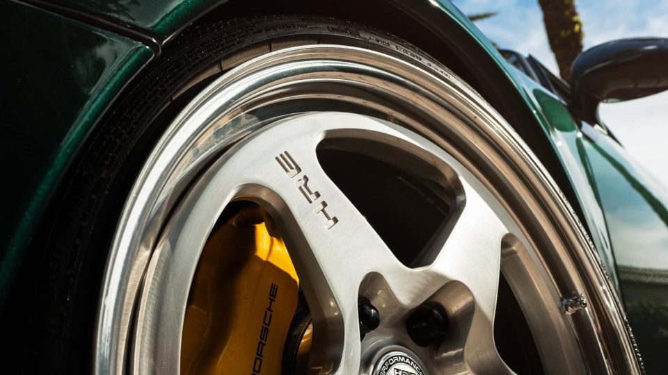 Porsche 993 Turbo S | British Racing Green | on HRE 527 S | Brushed Clear