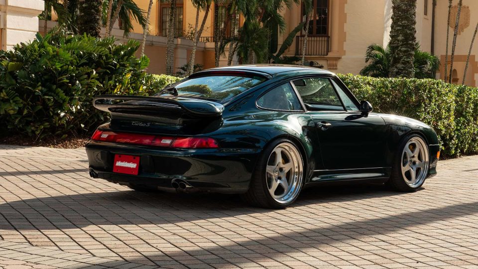 Porsche 993 Turbo S | British Racing Green | on HRE 527 S | Brushed Clear
