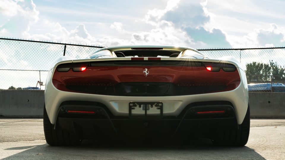Ferrari 296 GTS | Bianco Avus | on ANRKY JDX-320 | Brushed Clear