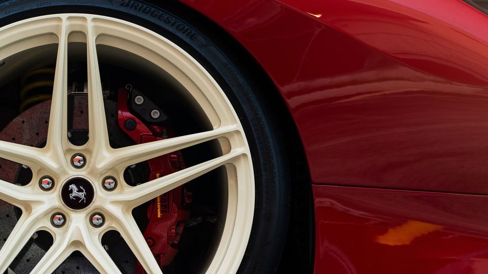 Ferrari 488 Pista | Rosso Fiorano | on ANRKY XR-107 | PPG Color Match: Sabbia Del Desierto 