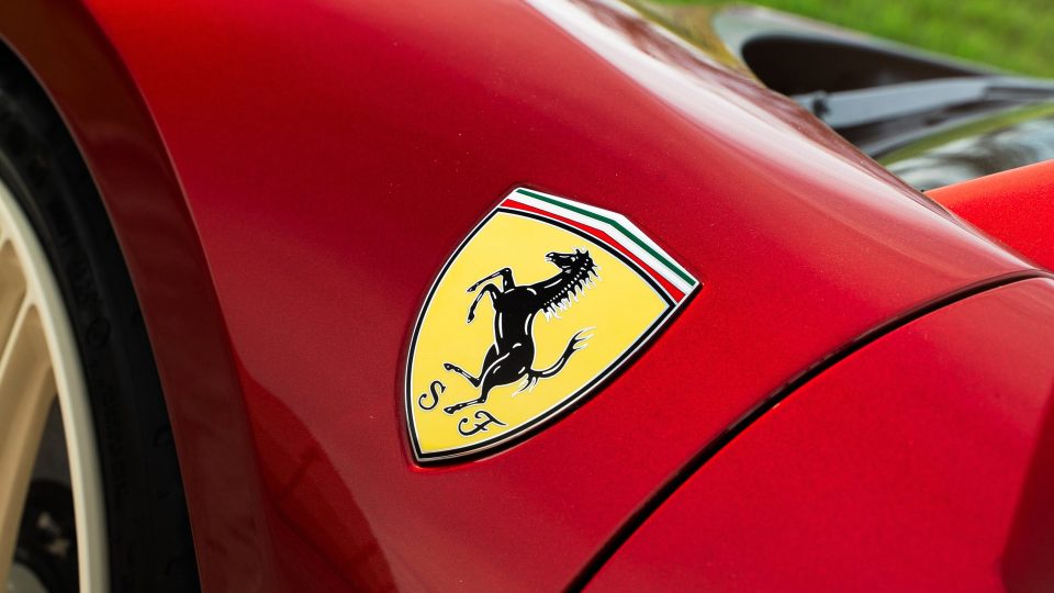 Ferrari 488 Pista | Rosso Fiorano | on ANRKY XR-107 | PPG Color Match: Sabbia Del Desierto 