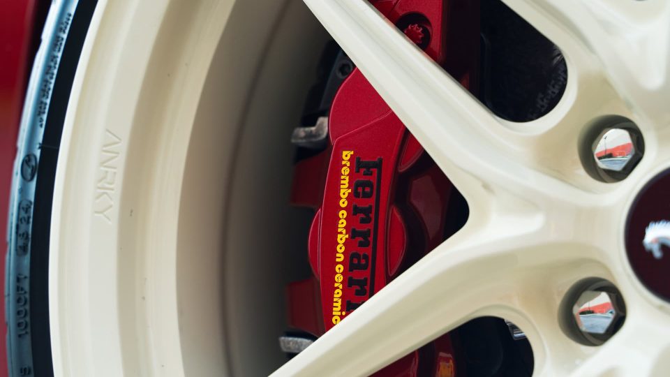 Ferrari 488 Pista | Rosso Fiorano | on ANRKY XR-107 | PPG Color Match: Sabbia Del Desierto 