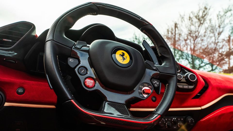 Ferrari 488 Pista | Rosso Fiorano | on ANRKY XR-107 | PPG Color Match: Sabbia Del Desierto 