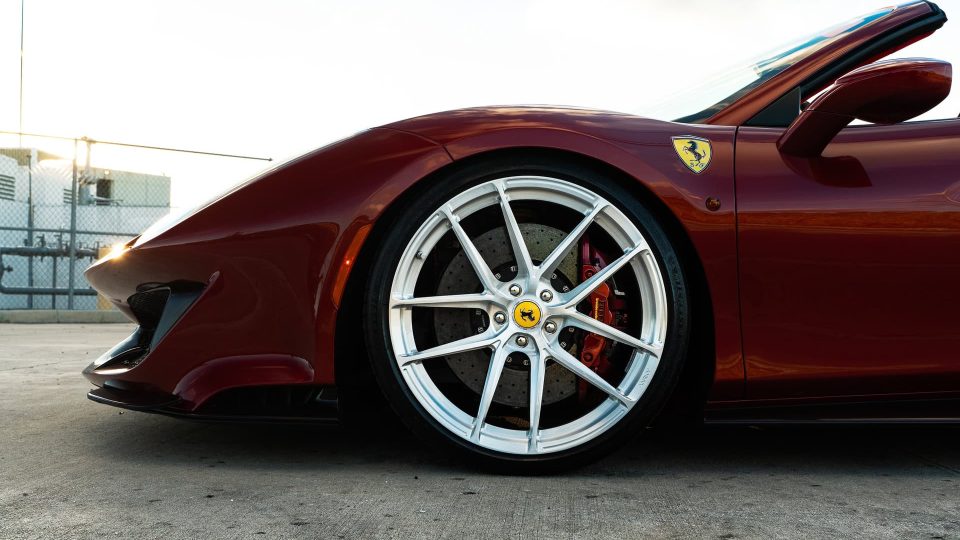 Ferrari 488 Pista | Rosso Fiorano | on ANRKY XR-01 Ultralight | Brushed Clear