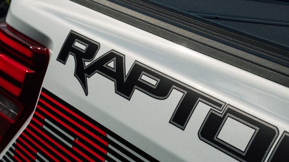 Ford F150 Raptor R | Space White Metallic | on ANRKY AN36 | Satin Black