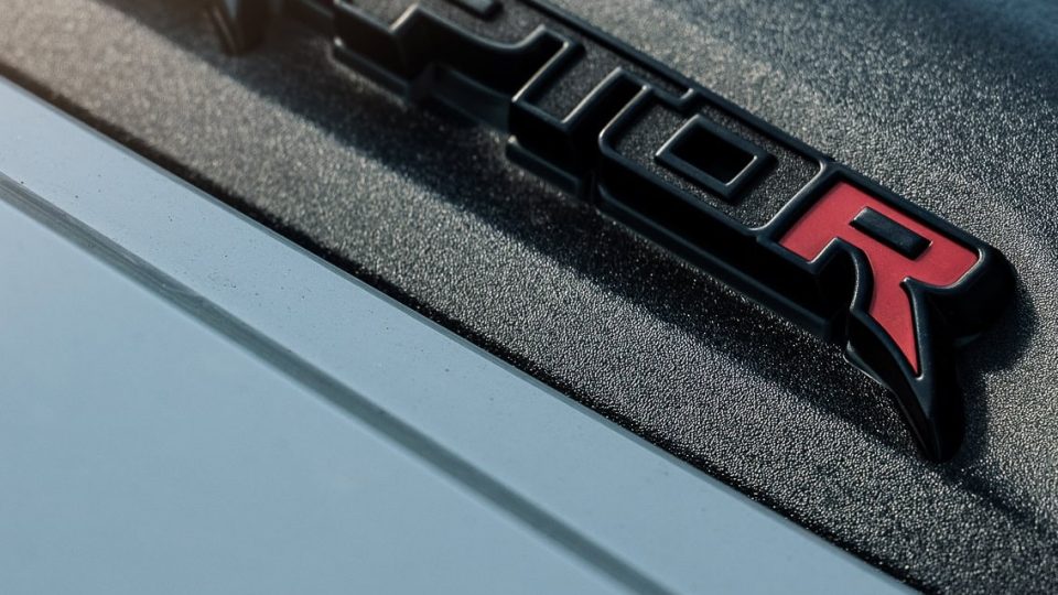 Ford F150 Raptor R | Space White Metallic | on ANRKY AN36 | Satin Black