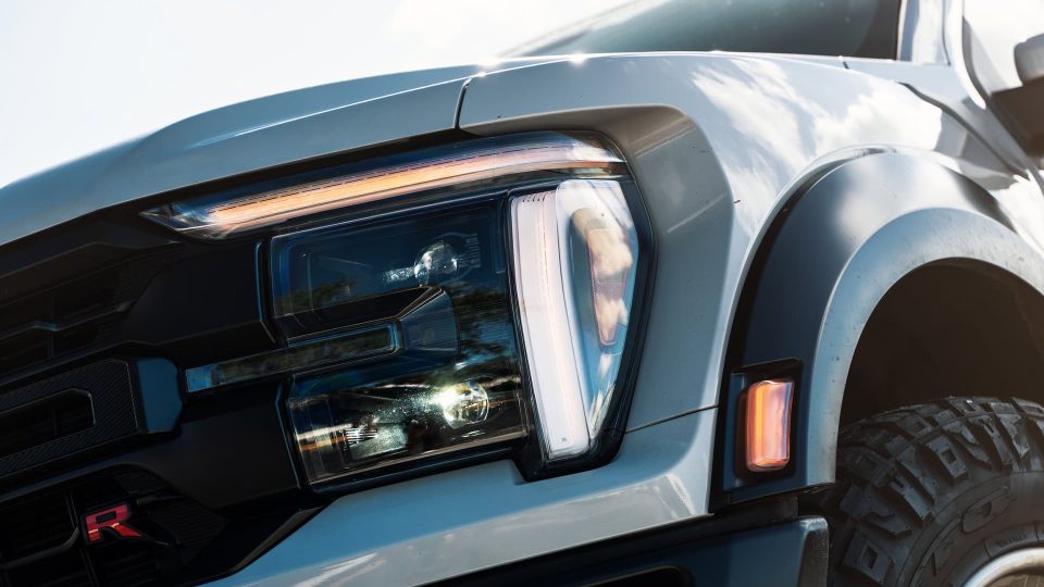 Ford F150 Raptor R | Space White Metallic | on ANRKY AN36 | Satin Black