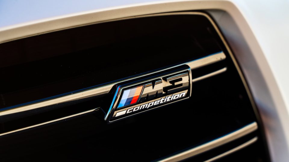 BMW G80 M3 | Alpine White | on HRE 520 FMR | Brushed Clear