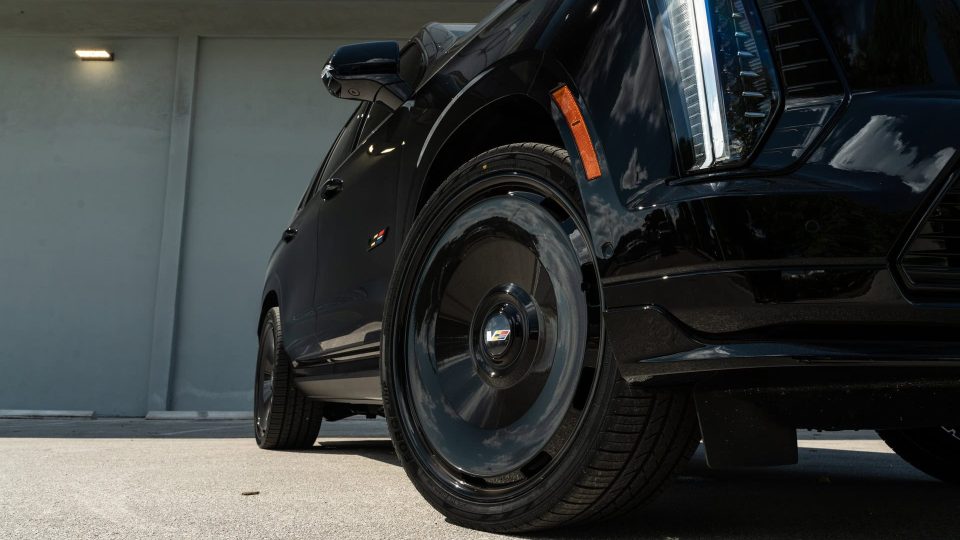 Cadillac Escalade | Black Raven | on Avant Garde AGL93 | Gloss Black