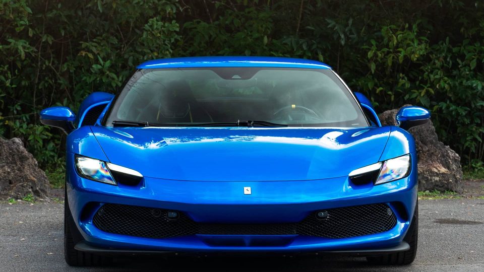 Ferrari 296 GTB | Blue Corsa | on HRE 520M | Polished Clear