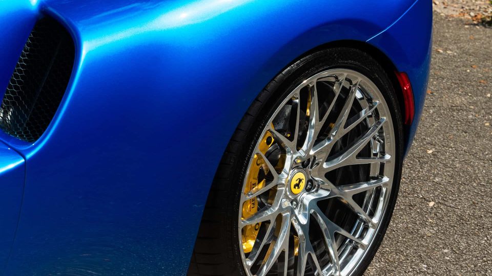 Ferrari 296 GTB | Blue Corsa | on HRE 520M | Polished Clear