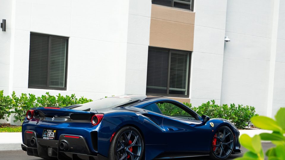 Ferrari 488 Pista | TDF Blue | on iPE MFR-04 | Indigo Blue