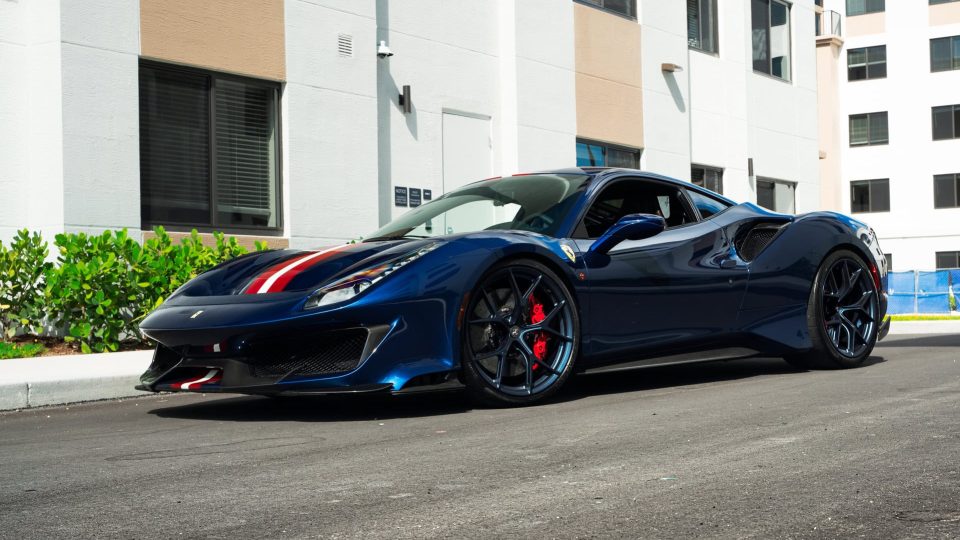 Ferrari 488 Pista | TDF Blue | on iPE MFR-04 | Indigo Blue