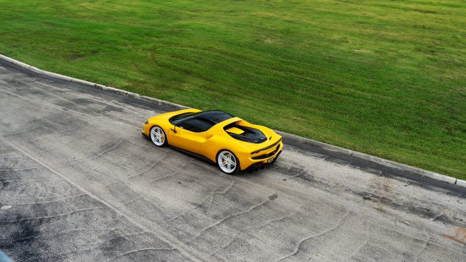 Ferrari 296 GTB | Giallo Modena | on ANRKY AN27 | Gloss White