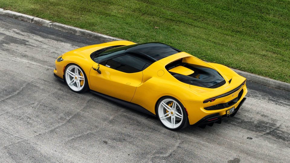 Ferrari 296 GTB | Giallo Modena | on ANRKY AN27 | Gloss White