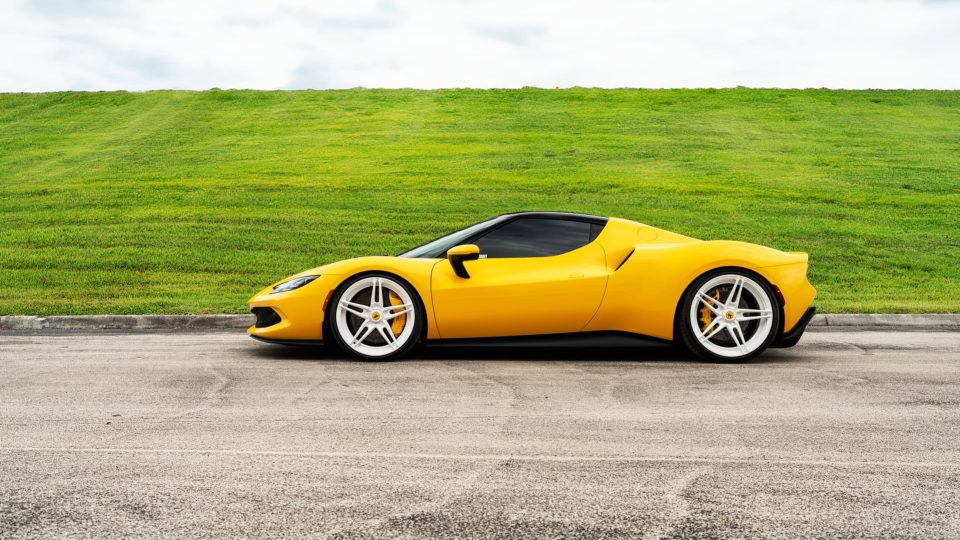 Ferrari 296 GTB | Giallo Modena | on ANRKY AN27 | Gloss White