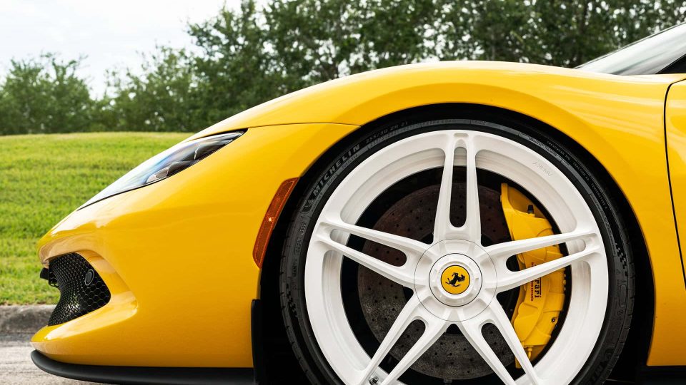 Ferrari 296 GTB | Giallo Modena | on ANRKY AN27 | Gloss White