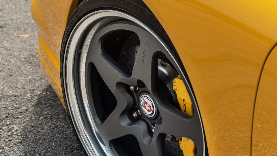 Porsche 997 Turbo | Signal Yellow | on HRE 527 FMR | Satin Charcoal