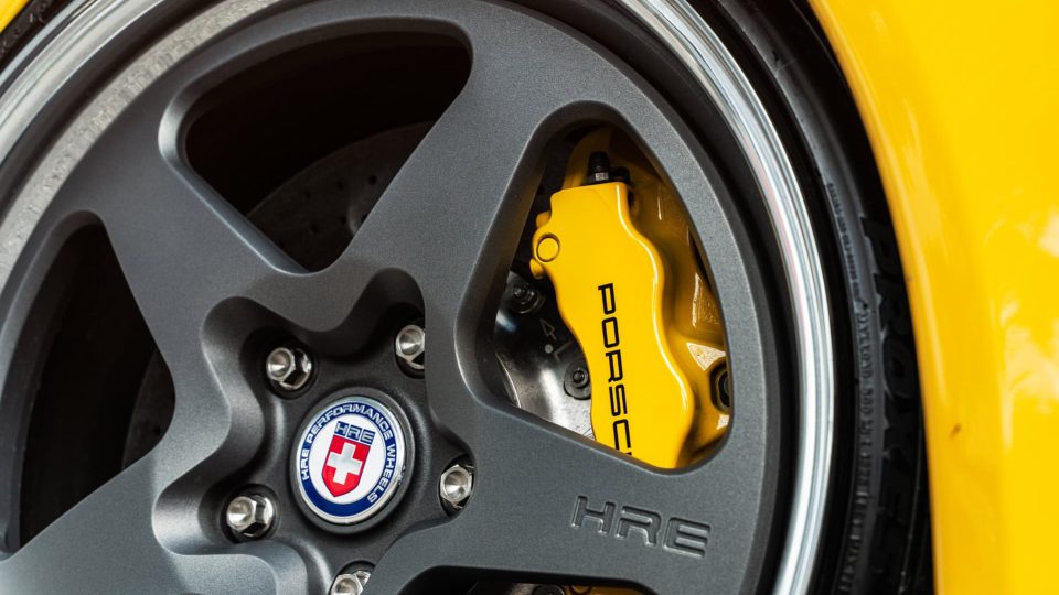 Porsche 997 Turbo | Signal Yellow | on HRE 527 FMR | Satin Charcoal