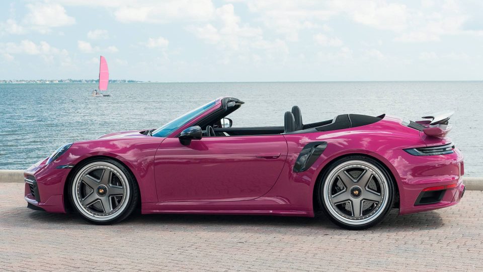 Porsche 992.1 Turbo S | Ruby Star | on HRE 517 FMR | Frozen Polished Dark Clear