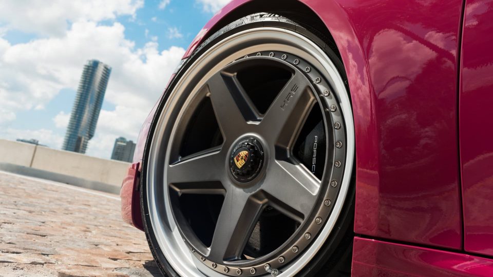 Porsche 992.1 Turbo S | Ruby Star | on HRE 517 FMR | Frozen Polished Dark Clear