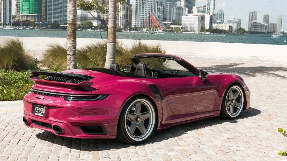 Porsche 992.1 Turbo S | Ruby Star | on HRE 517 FMR | Frozen Polished Dark Clear