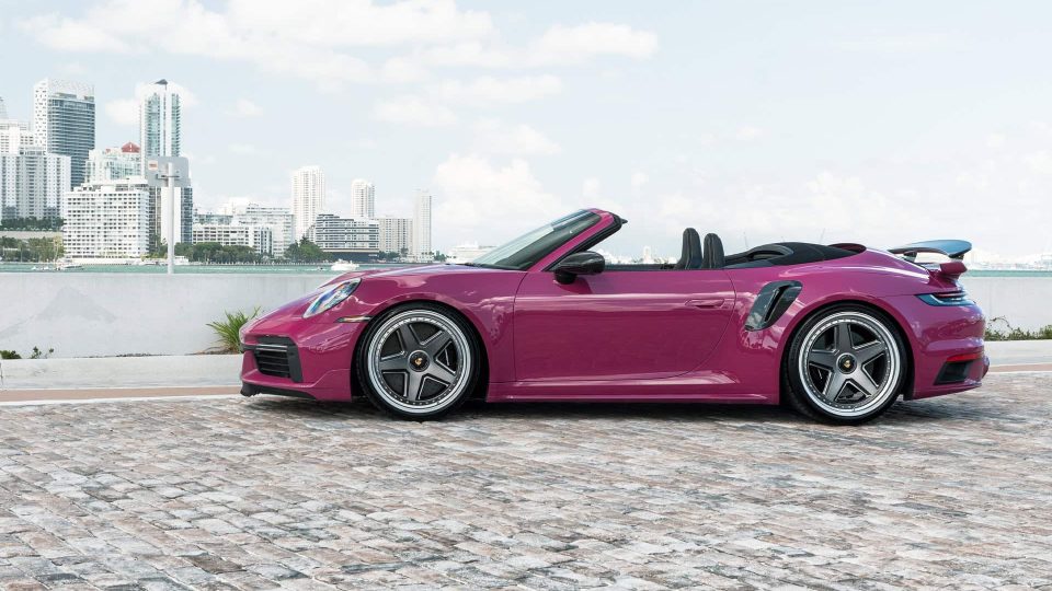 Porsche 992.1 Turbo S | Ruby Star | on HRE 517 FMR | Frozen Polished Dark Clear
