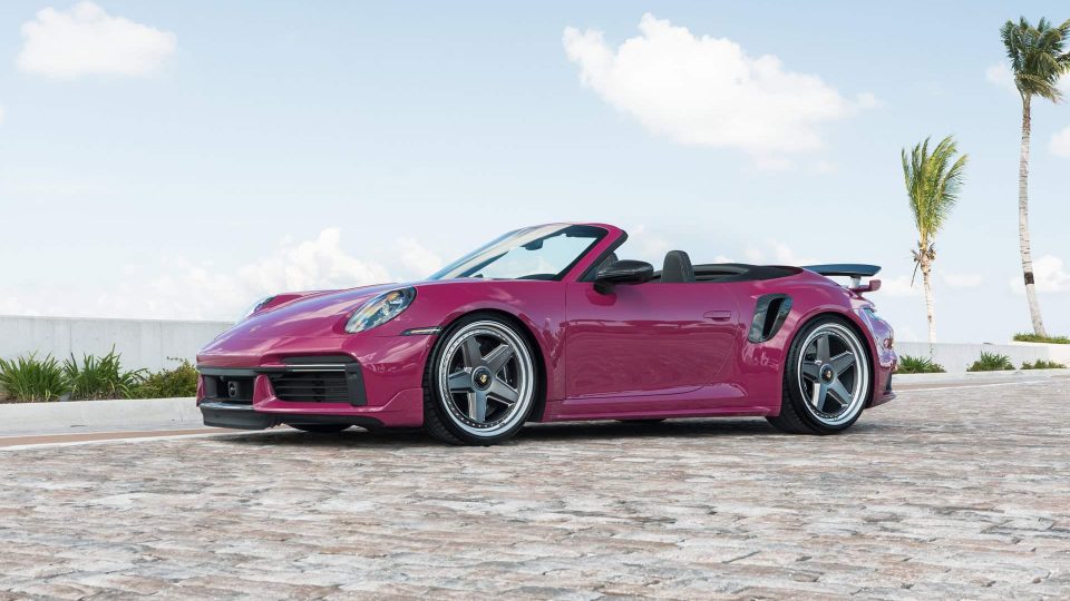 Porsche 992.1 Turbo S | Ruby Star | on HRE 517 FMR | Frozen Polished Dark Clear