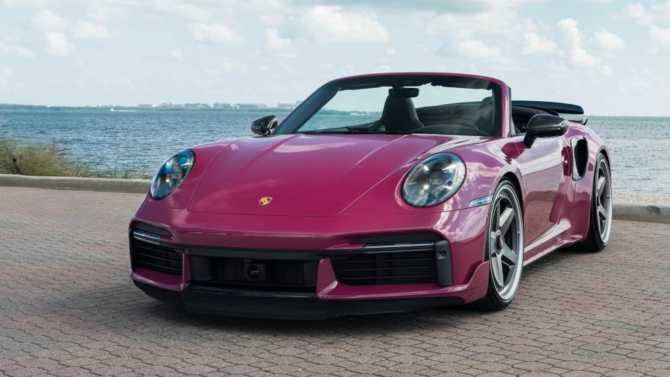 Porsche 992.1 Turbo S | Ruby Star | on HRE 517 FMR | Frozen Polished Dark Clear