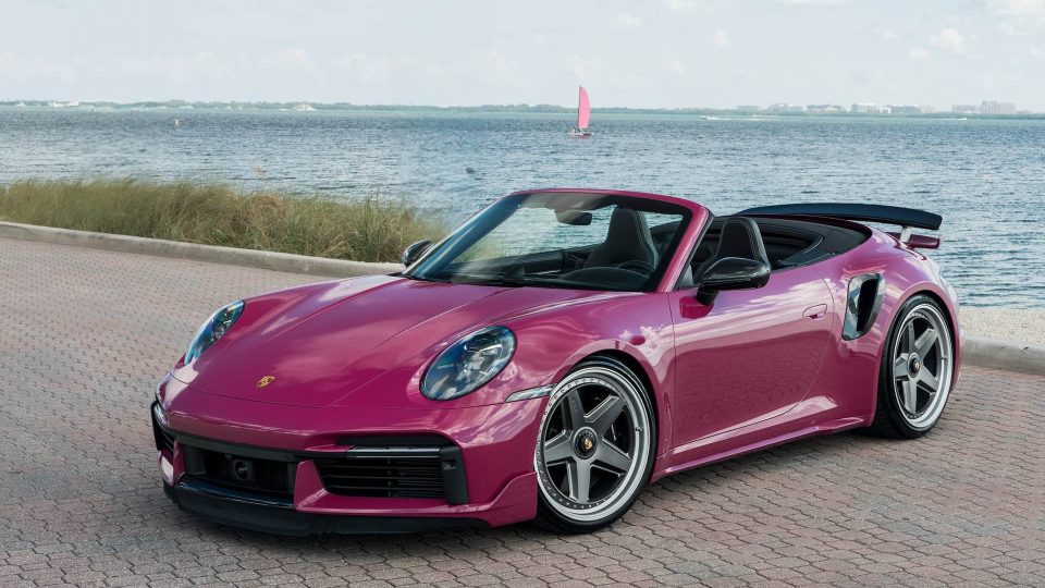 Porsche 992.1 Turbo S | Ruby Star | on HRE 517 FMR | Frozen Polished Dark Clear