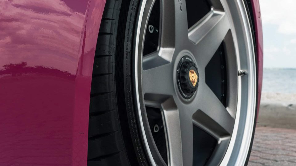 Porsche 992.1 Turbo S | Ruby Star | on HRE 517 FMR | Frozen Polished Dark Clear