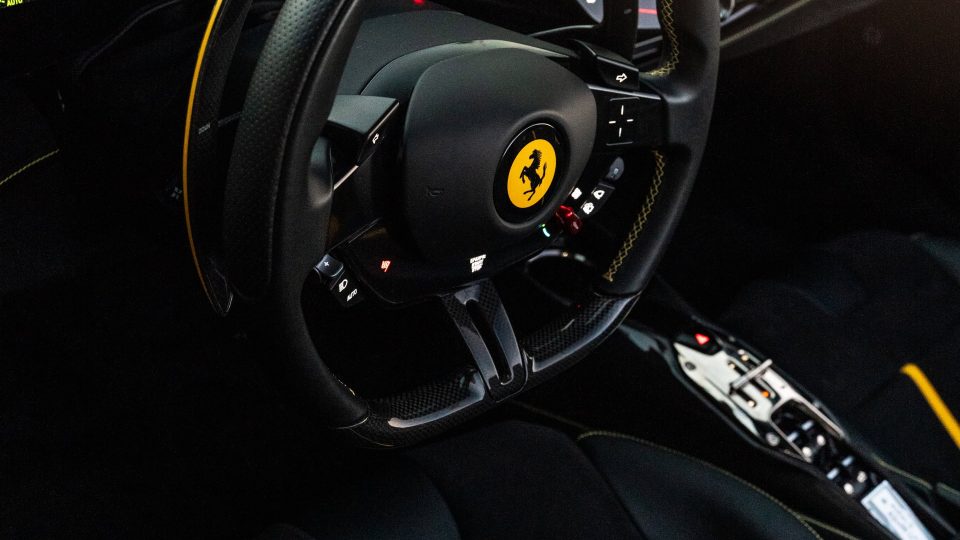 Ferrari SF90 | Nero | on HRE 501M | Gloss Black