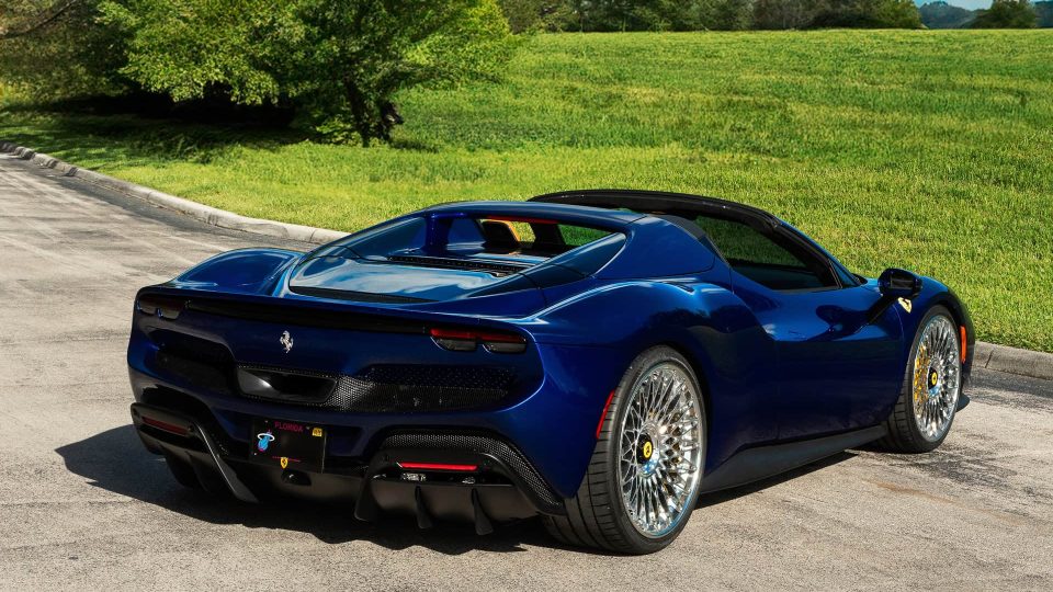 Ferrari 296 GTS | Blue Corsa | on ANRKY RS7.3 | Polished Clear
