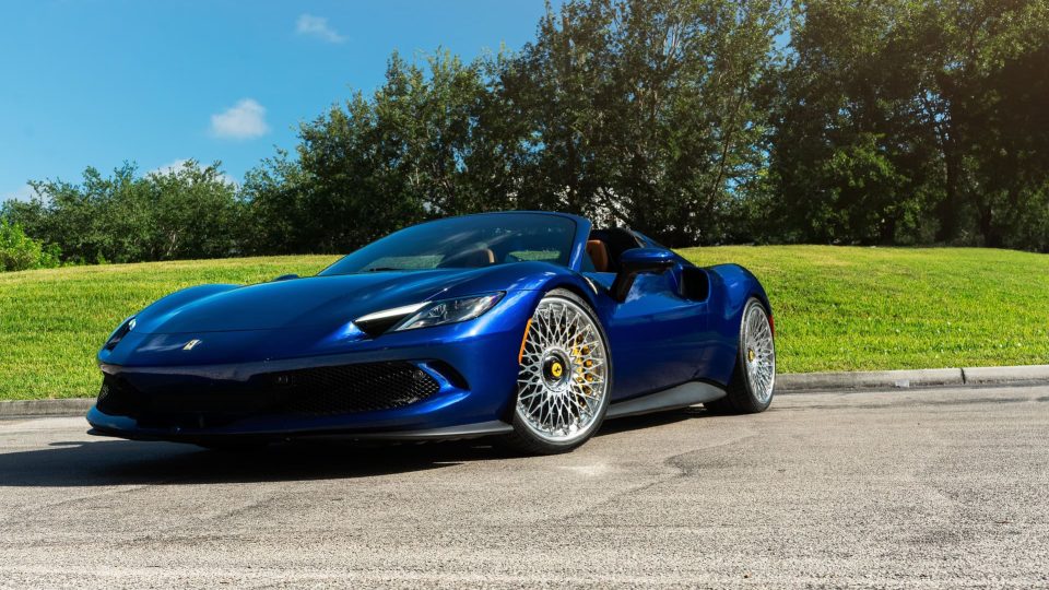 Ferrari 296 GTS | Blue Corsa | on ANRKY RS7.3 | Polished Clear