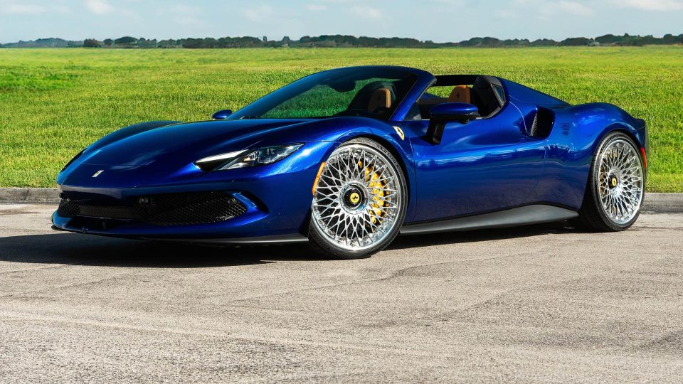 Ferrari 296 GTS | Blue Corsa | on ANRKY RS7.3 | Polished Clear