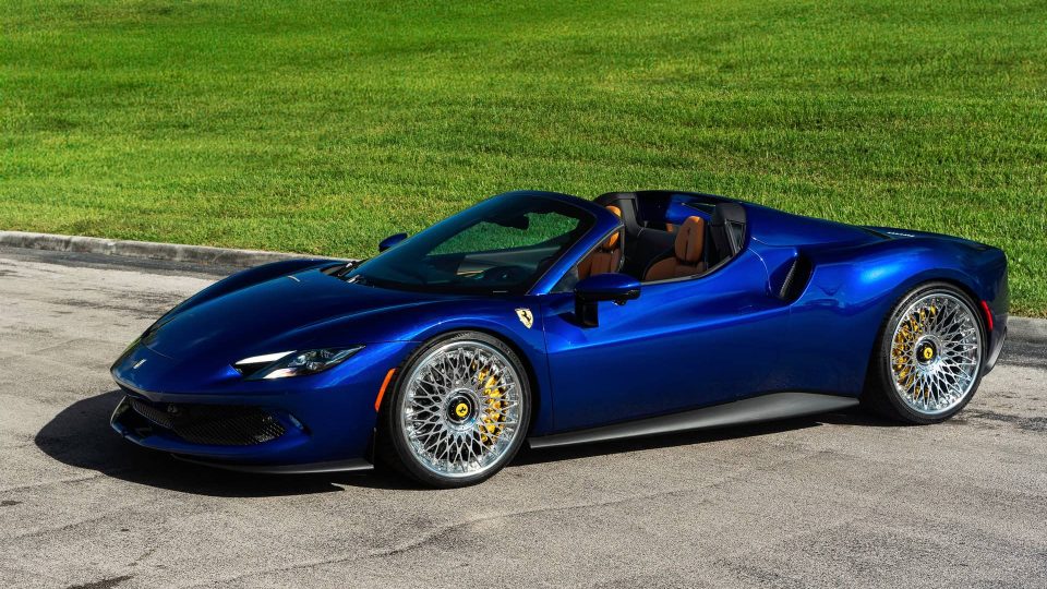 Ferrari 296 GTS | Blue Corsa | on ANRKY RS7.3 | Polished Clear