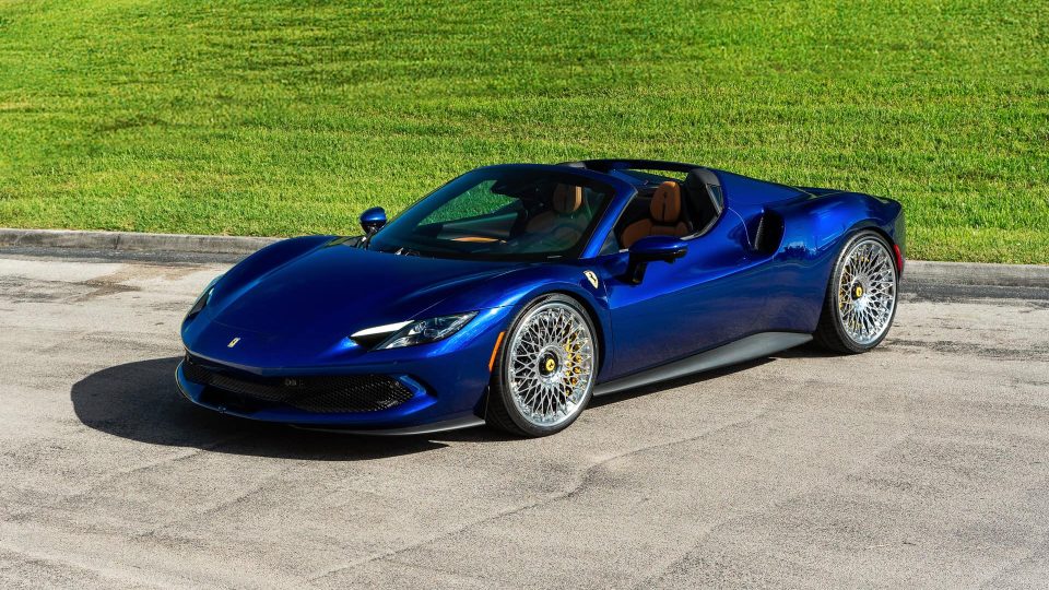 Ferrari 296 GTS | Blue Corsa | on ANRKY RS7.3 | Polished Clear