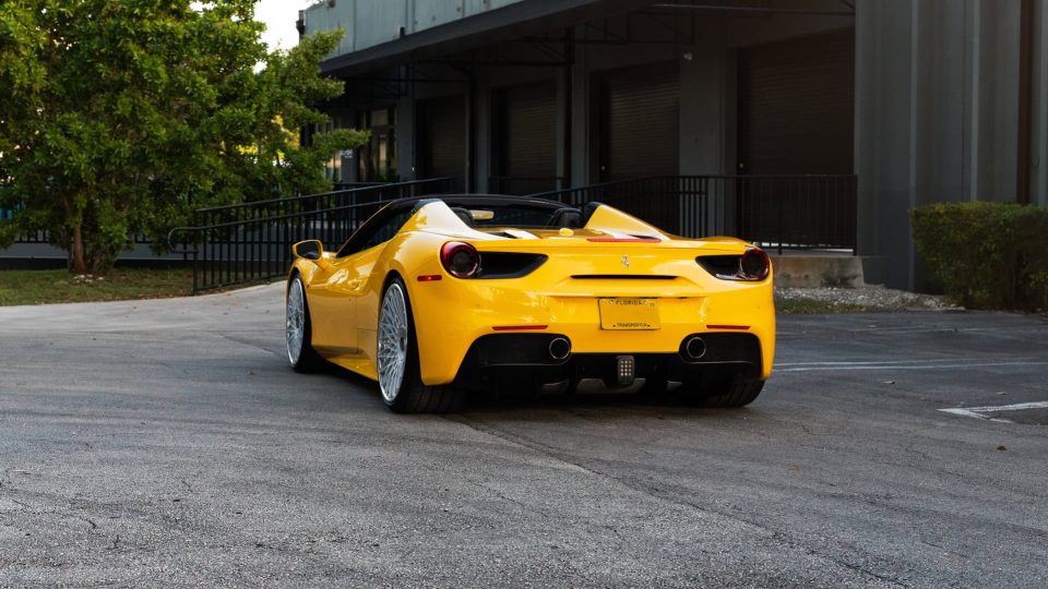 Ferrari 488 Spider | Giallo Modena | on ANRKY RS7.3 | Frozen Polished Clear