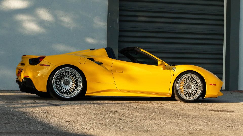 Ferrari 488 Spider | Giallo Modena | on ANRKY RS7.3 | Frozen Polished Clear