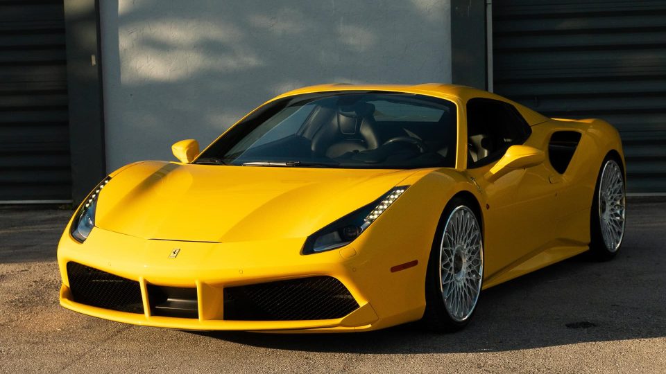 Ferrari 488 Spider | Giallo Modena | on ANRKY RS7.3 | Frozen Polished Clear