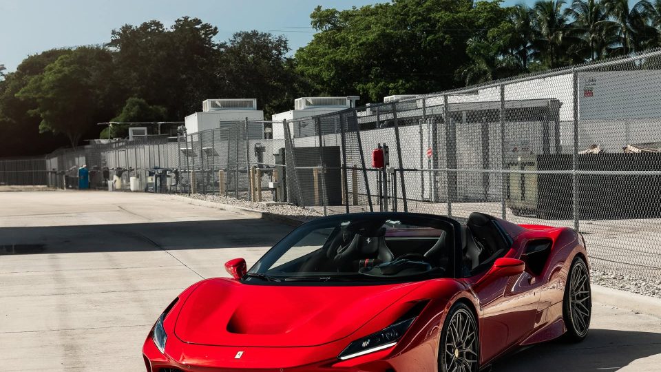 Novitec F8 Spider | Rosso Corsa | on ANRKY RS1.3 | Satin White Gold