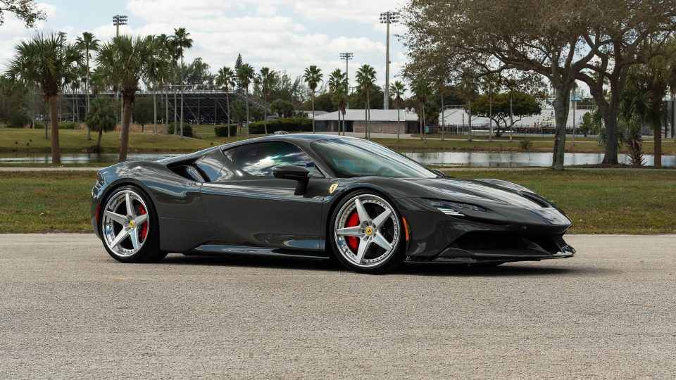 Ferrari SF90 Stradale | Grigio Medio | ANRKY RS5.3 | Brushed Clear