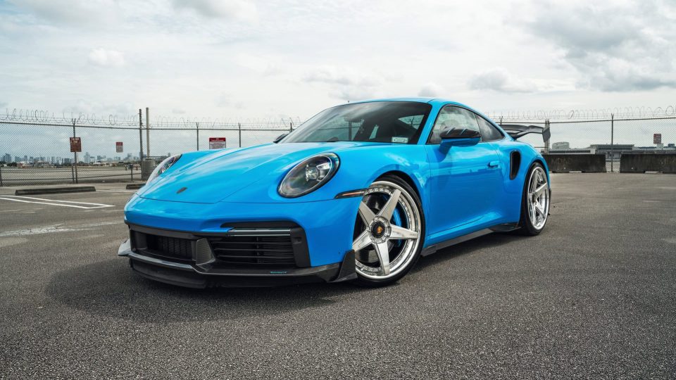 Mansory Porsche 992 | Rivera Blue | on ANRKY RS5.3 | Polished Clear