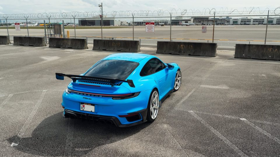 Mansory Porsche 992 | Rivera Blue | on ANRKY RS5.3 | Polished Clear